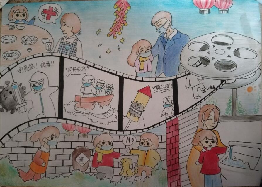“疫情當(dāng)前，孩子們有‘畫’說”作品展播（三十七）