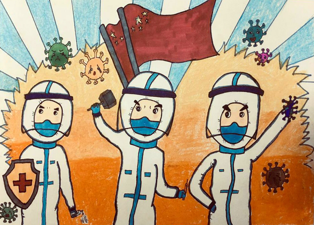 “疫情當(dāng)前，孩子們有‘畫’說”作品展播（三十九）