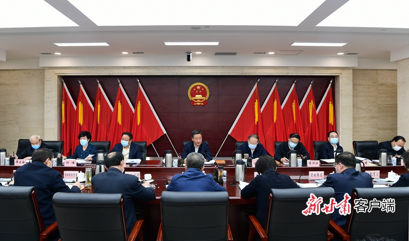 唐仁健主持召開(kāi)省政府黨組（擴(kuò)大）會(huì)議：傳達(dá)學(xué)習(xí)習(xí)近平總書記重要講話精神等 安排部署貫徹落實(shí)工作