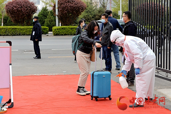 甘肅農業(yè)大學舉行學生返校復學防疫工作演練（組圖）