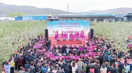 隴南禮縣舉辦“學(xué)黨史·感黨恩·賞花?！むl(xiāng)村游”活動