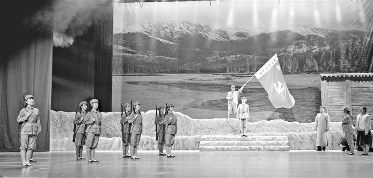 “建黨百年·春綠隴原” 紅色題材音樂(lè)劇《焉支花開》“綻放”金城