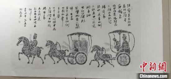 圖為傳拓作品?！〈蘖?攝