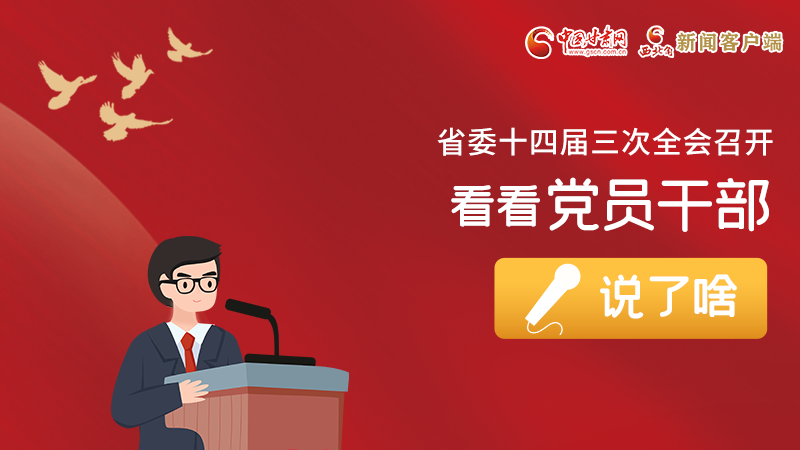 圖解|事關(guān)甘肅省委十四屆三次全會，黨員干部這么說！