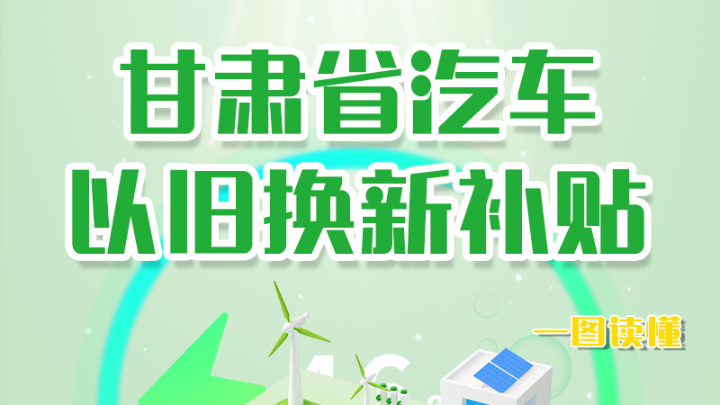 海報(bào)|重大利好！甘肅省汽車以舊換新補(bǔ)貼來了