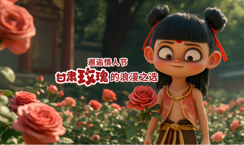 AI視頻 | 邂逅情人節(jié)，甘肅玫瑰的浪漫之選