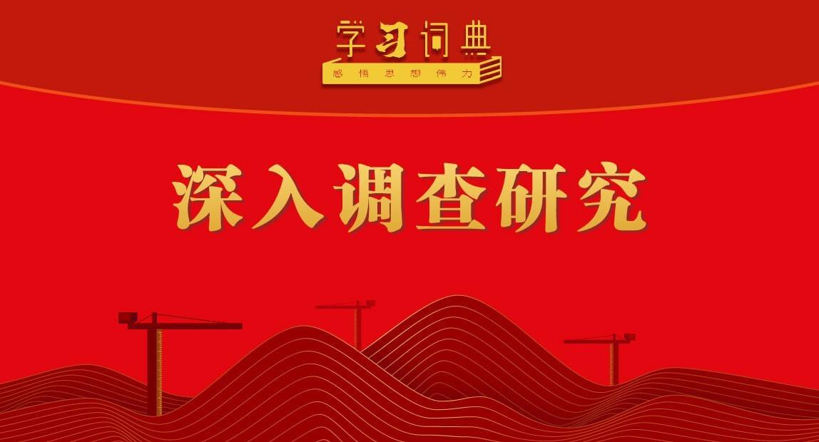 學習詞典·樹立和踐行正確政績觀 | 深入調查研究